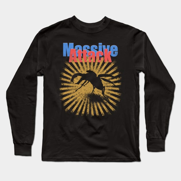 Massive Attack Fanart Long Sleeve T-Shirt by Wave Of Mutilation